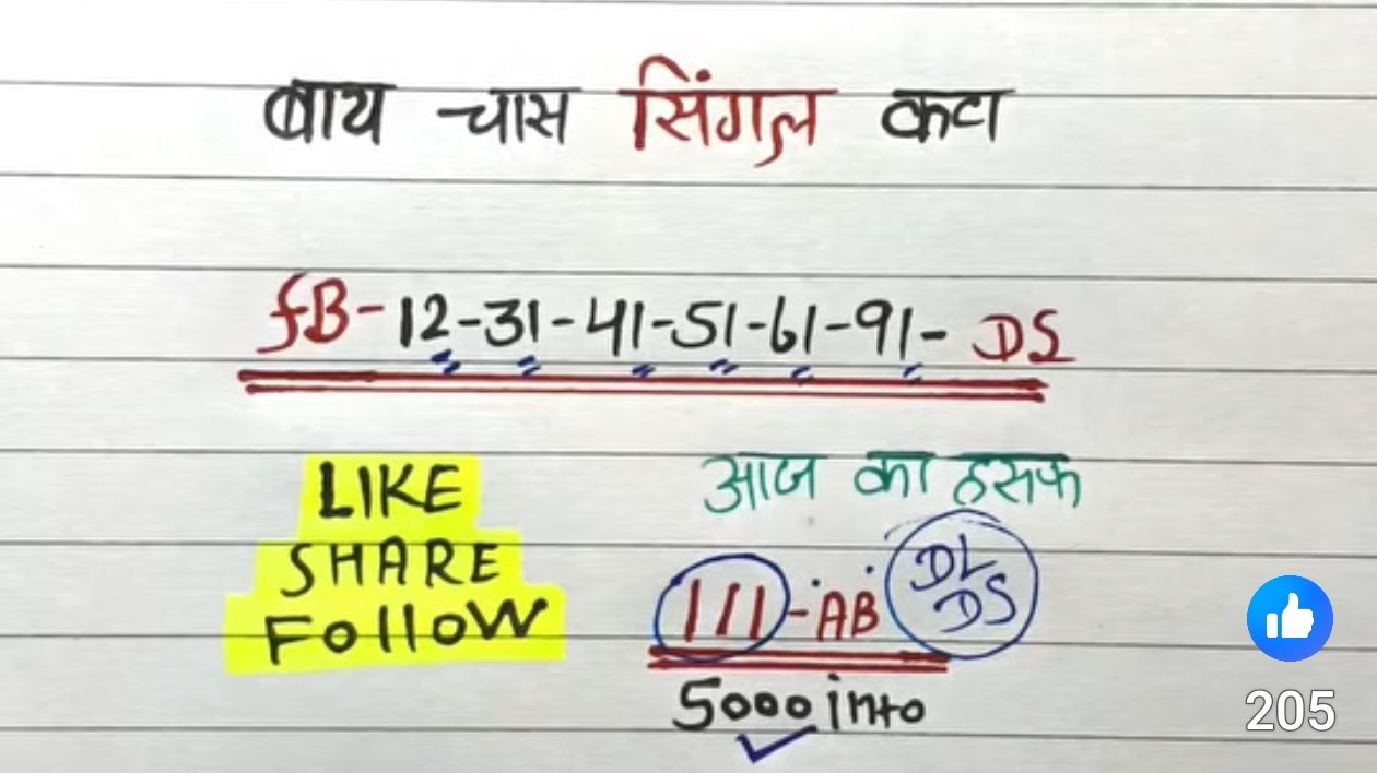 खान दादा कल्याण मटका