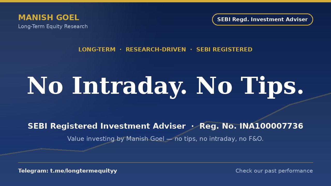 Manish Goel Stocks & Education