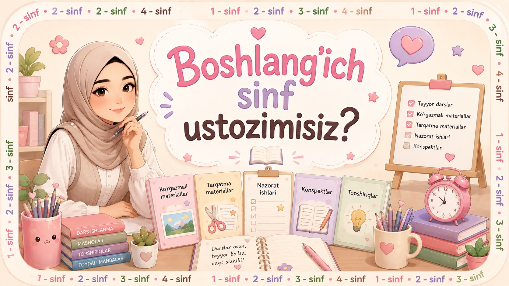 2-3-4-sinflar ONA TILI MATEMATIKA darslarimizdan NAMUNALAR