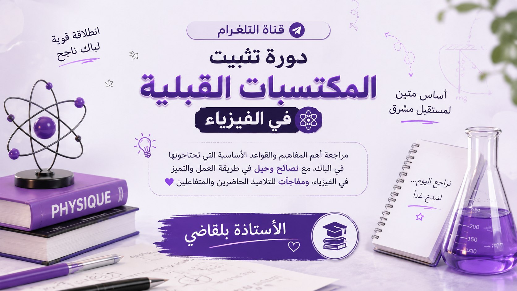 الاستاذة بلقاضي العلوم الفيزيائية