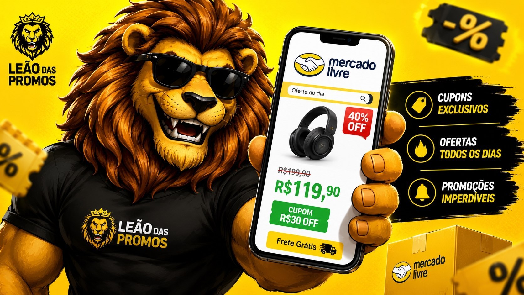 Leão das promoções 🦁