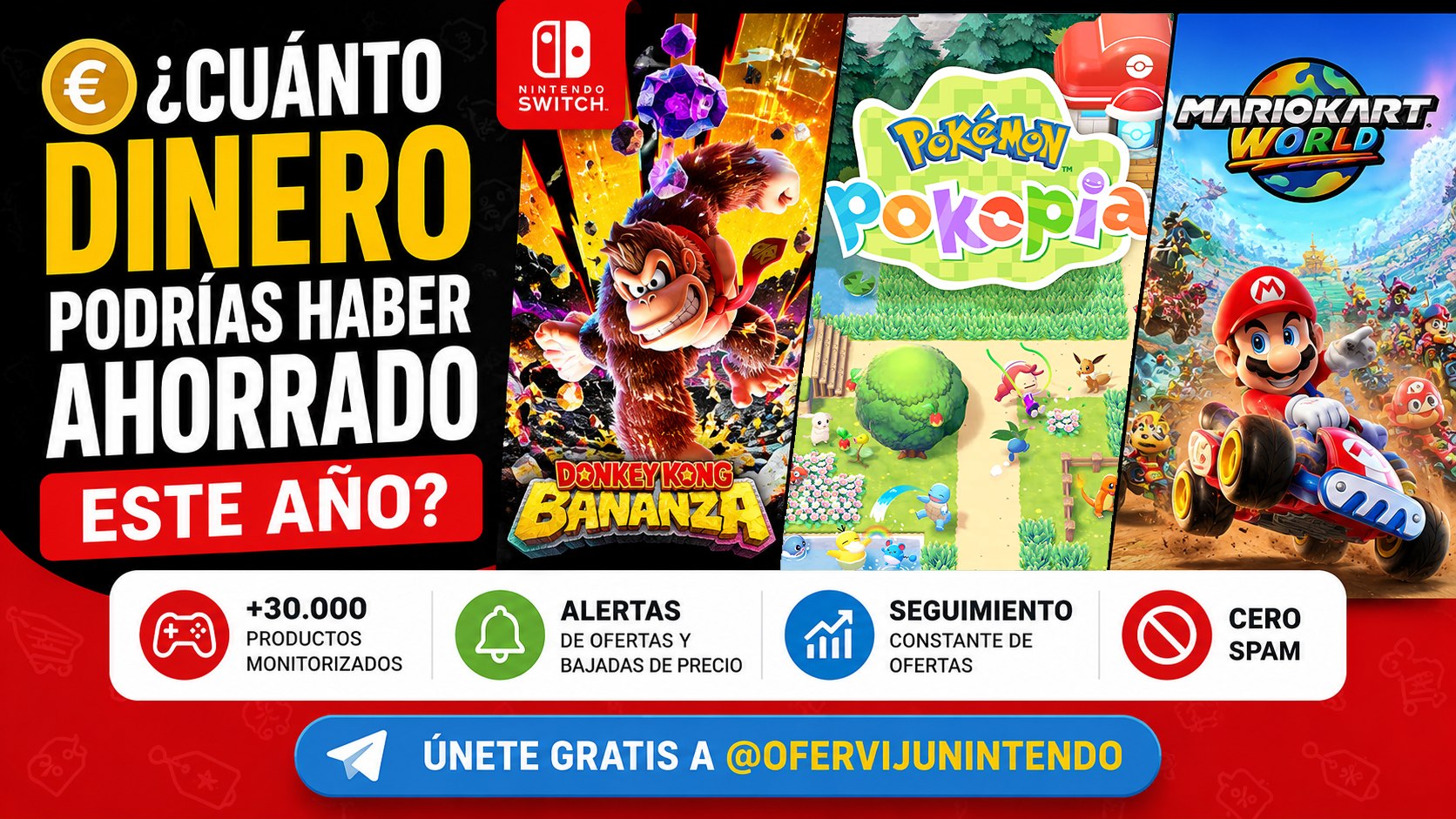 oferviju Nintendo: Ofertas de videojuegos, consolas, juegos y accesorios para Switch y Switch 2