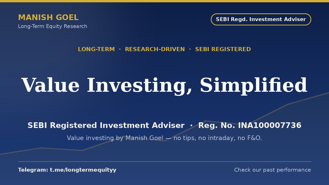 Manish Goel Stocks & Education