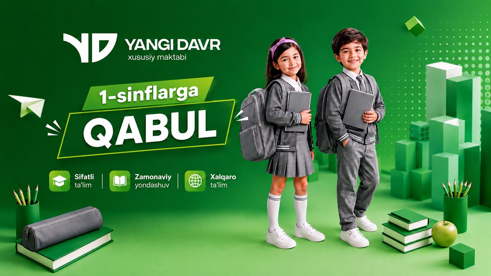 YANGI DAVR | Xususiy maktabi
