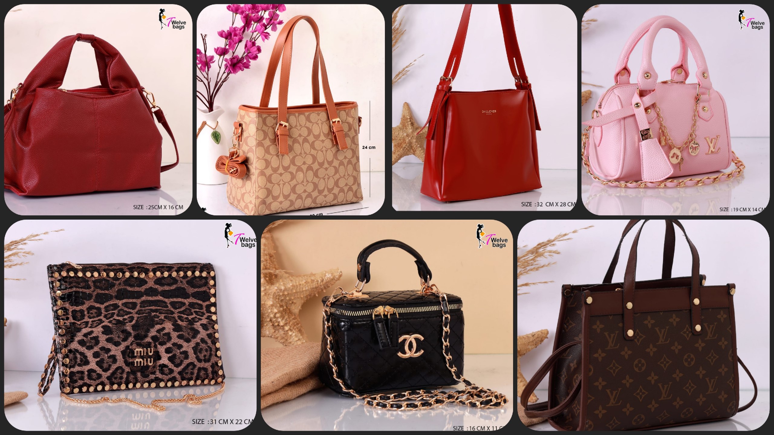TWELVE BAGS 👜