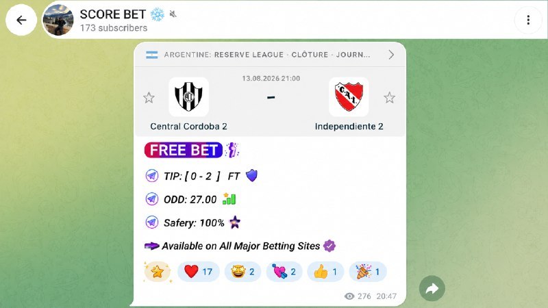 SCORE BET ❄️