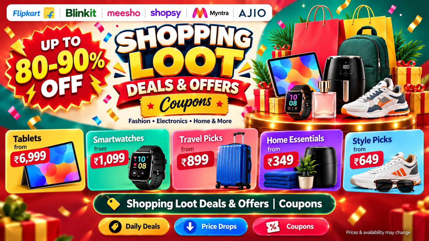 Shopping Loot Deals & Offers | Coupons